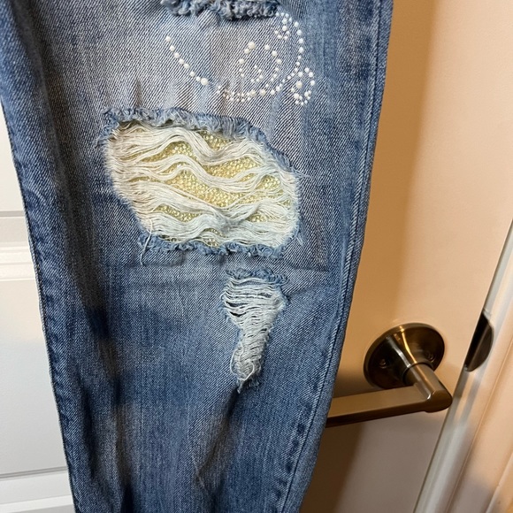 Hannah-Distressed Skinny jeans size 12 - Picture 6 of 12